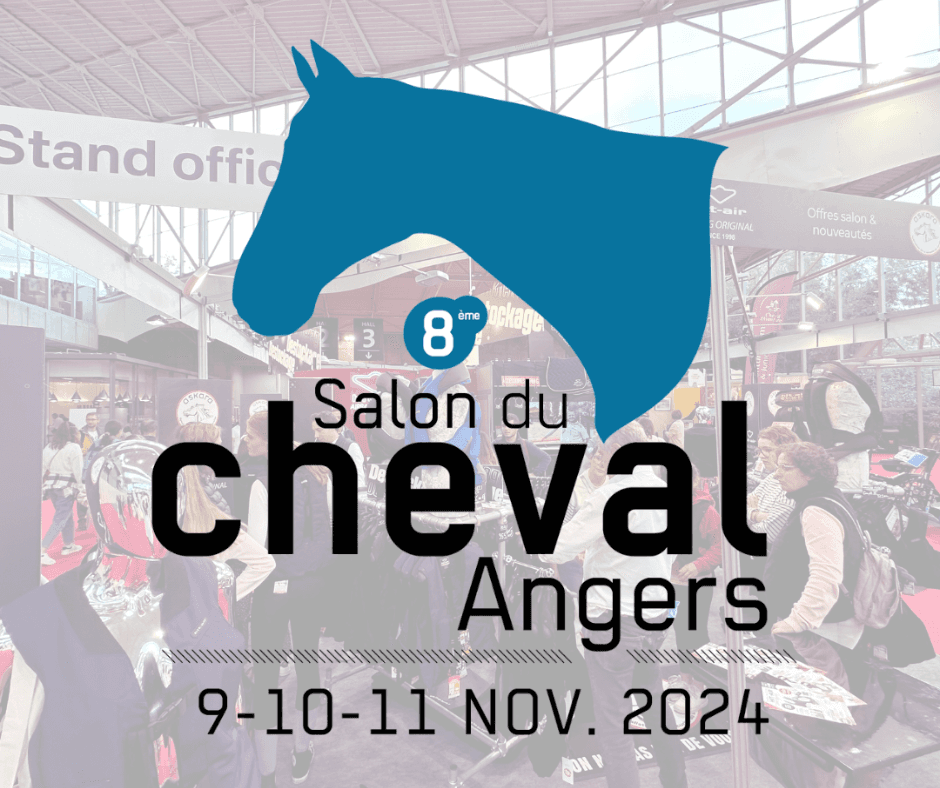 On vous donne rendez-vous les 9, 10 et 11 novembre 2024 au salon du cheval d'Angers ! Le moment idéal pour venor essayer et vous équiper d'un gilet airbag Hit-Air, d'accessoires airbag Hit-Air, d'un gilet de protection ou protège dos Askara !