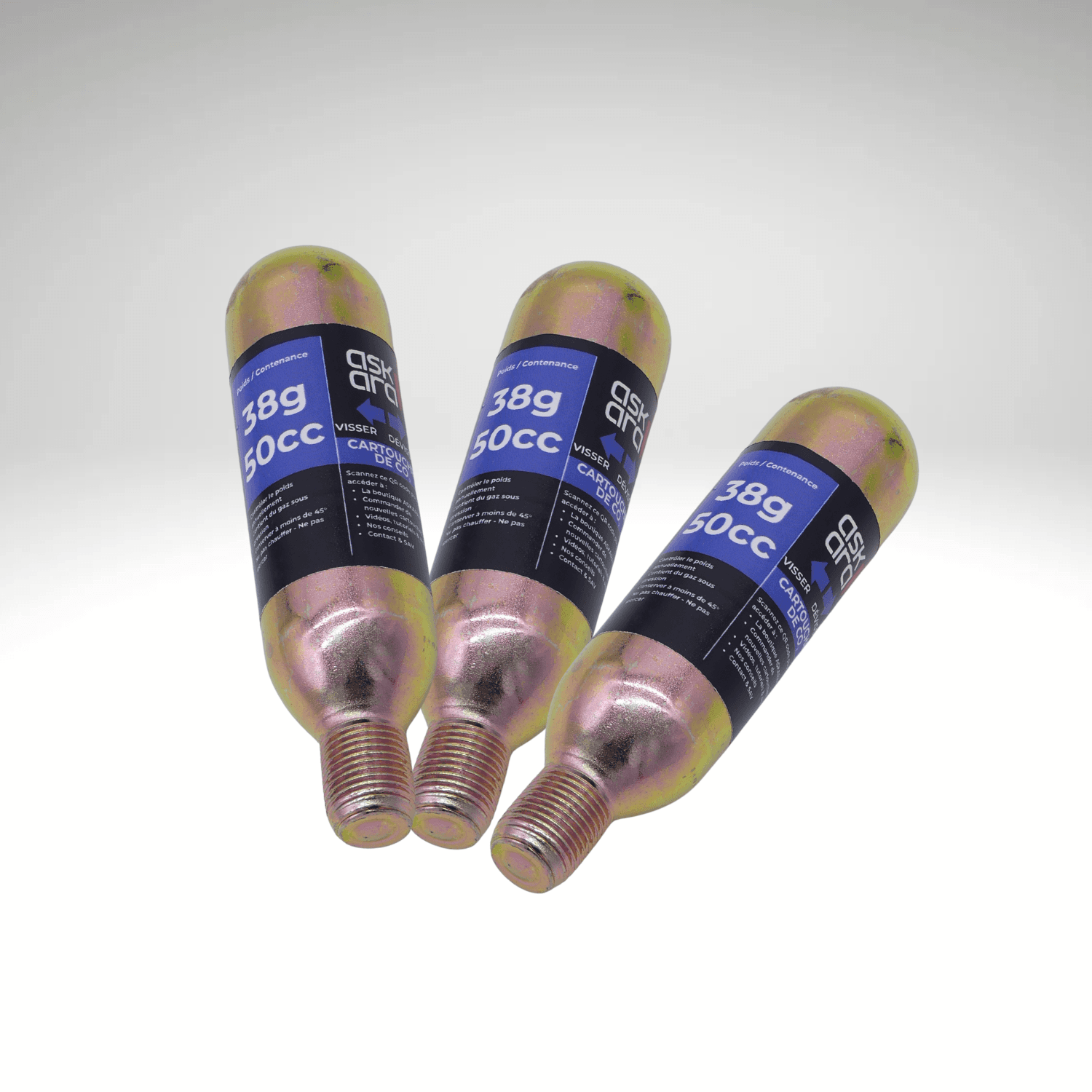 Recommandez facilement des cartouches de co2 pour votre gilet airbag Askara équitation sur notre boutique askara.Fr et profitez de tarifs dégressifs à partir de 3 cartouches achetées !